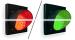 SEML1 -  semafor 1 komorový, 50 LED diod, červená/zelená