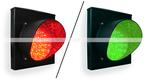 SEML1 -  semafor 1 komorový, 50 LED diod, červená/zelená