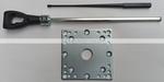 POLAR 102/120NHK; PL102/120NHK -  Trubkový motor,komplet 102mm unašeč+konzole