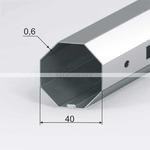 309030000 -  RT40x0,6-00: ocelová osmihranná pozinkovaná hřídel