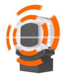 152.BL -  ZERO.L blikající LED lampa s vestavěným pípákem