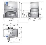 JUNIOR 633, 637L, 634KOVL - JUNIOR 633 kompletní kit pro posuvné brány do 600 kg JUNIOR 633, 637L, 634KOVL - JUNIOR 633 kompletní kit pro posuvné brány do 600 kg