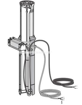 VIGILO 2260 2263WL - Výsuvný sloup výška 600 mm, bez podzemního pouzdra a krytu VIGILO 2260 2263WL - Výsuvný sloup výška 600 mm, bez podzemního pouzdra a krytu