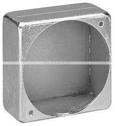 3343L -  krabice ocelová zinkovaná pro povrchovou montáž