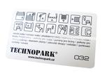 BC -  plastová čipová karta pro bezdotykovou identifikaci